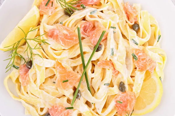 Tagliatelles au Saumon